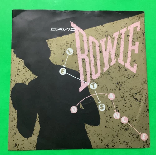 David Bowie 7 “ Vinyl Single “ Let’s Dance “ 1983 EMI America “ Cat People “ A-1