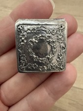 Vintage William B Meyers Sterling Silver Hand Made Pill Trinket Box
