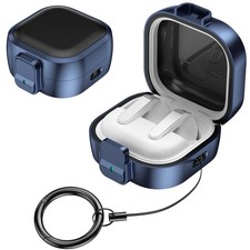 For Samsung Galaxy Buds4 / Buds4 Pro Shockproof PC Lock Case Ring Strap Cover