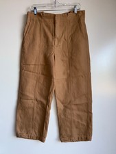 VINCE Cropped Wide Straight Leg Paperbag Waist Pants Size 8