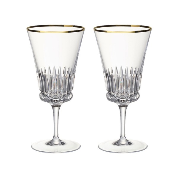 Villeroy & Boch Grand Royal Gold Wasserkelch 250 Ml 2Er Set Wasserglas Stielglas-image