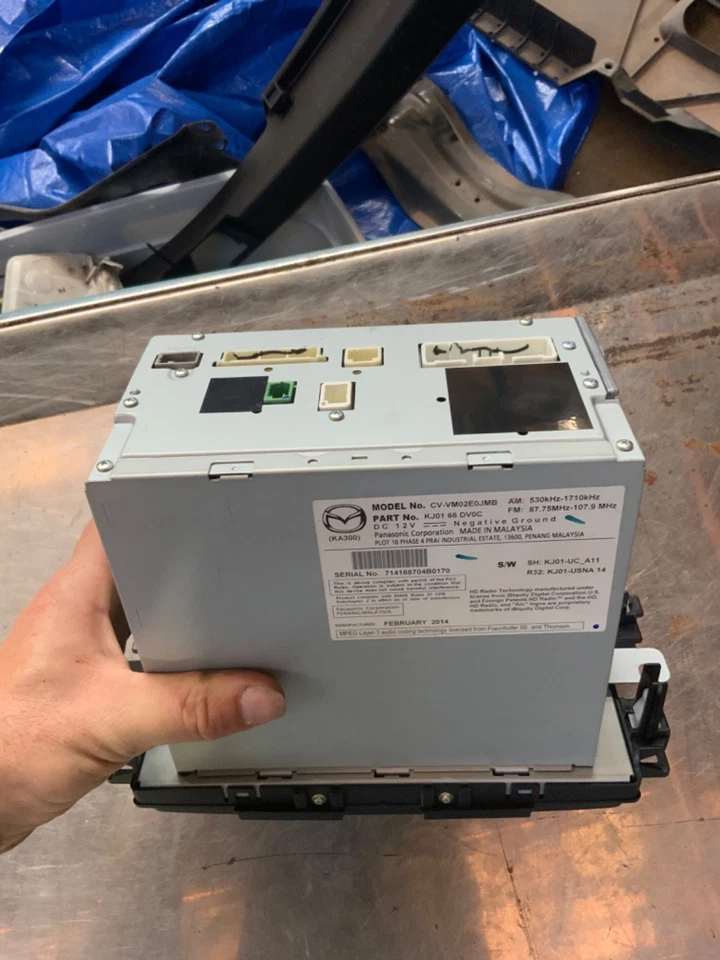 13 14 15 Mazda CX-5 Radio CD Navegación GPS KJ0166DV0A IXR10 Foto 3 de 4