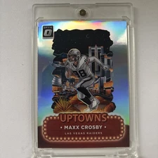 2024 Panini Donruss Optic Max Crosby Uptowns CASE HIT SSP Las Vegas Raiders 🔥🔥
