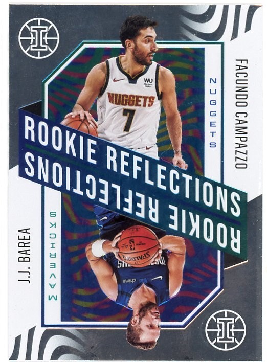 2020-21 Panini Illusions - Rookie Reflections J.J. Barea, Facundo Campazzo #8...
