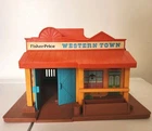 Vintage 1982 Fisher Price Play Family Western Town #934 Little People