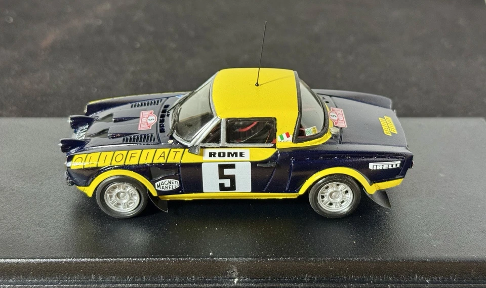 FIAT 124 ABARTH 16v #5 R.CAMBIAGHI-B.SCABINI RALLYE MONTECARLO 1976 Kit R43 1:43 - Immagine 2 di 4