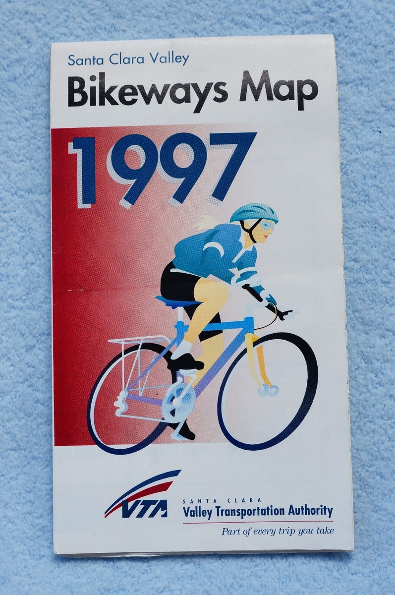 Santa Clara Valley Bikeways Map 1997