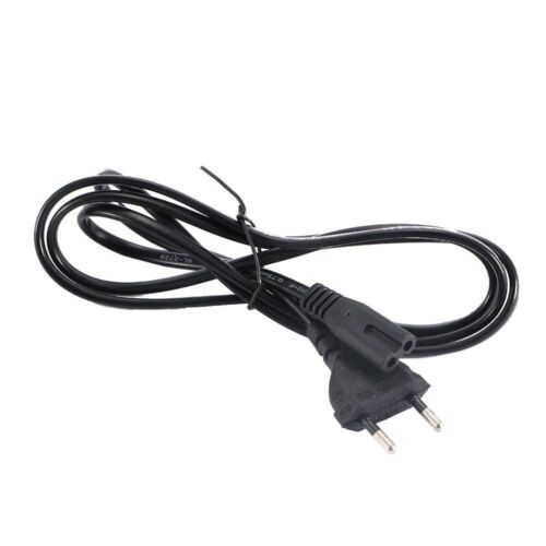 Universal EU Standard To C7 Short 1.5m Power Cable Lead Cord AC 2-Pin Plug - Picture 1 of 6