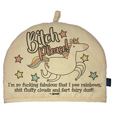 Bitch Please Tea Cosy.  Kitchen Teapot Cover Novelty Funky Gift for Him or Her