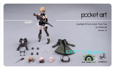 LYNXPULSE Pocket Art Series PA001 Emilia 1/12 Scale Action Figures Toys In Stock