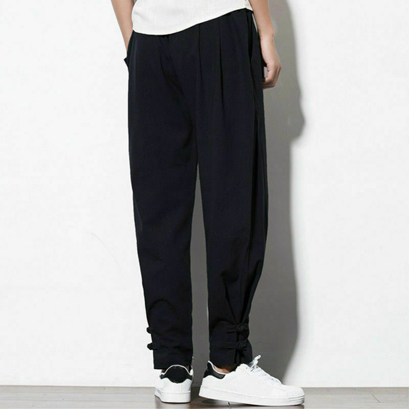 BriskyM Herren Yoga Hosen - Lockere Eisseide Hose Für Sport & Lounge