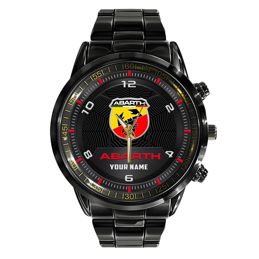 Abarth Stainless Steel Calendar Band Watch