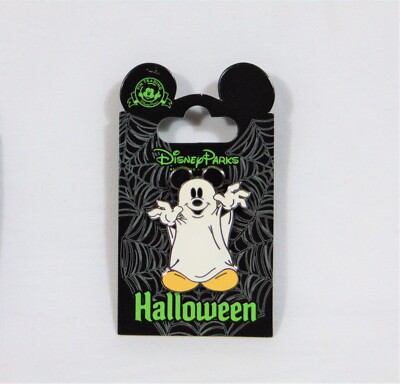 Disney 2015 Happy Halloween Mickey Dressed As Spooky Ghost Pin NEW CUTE RARE