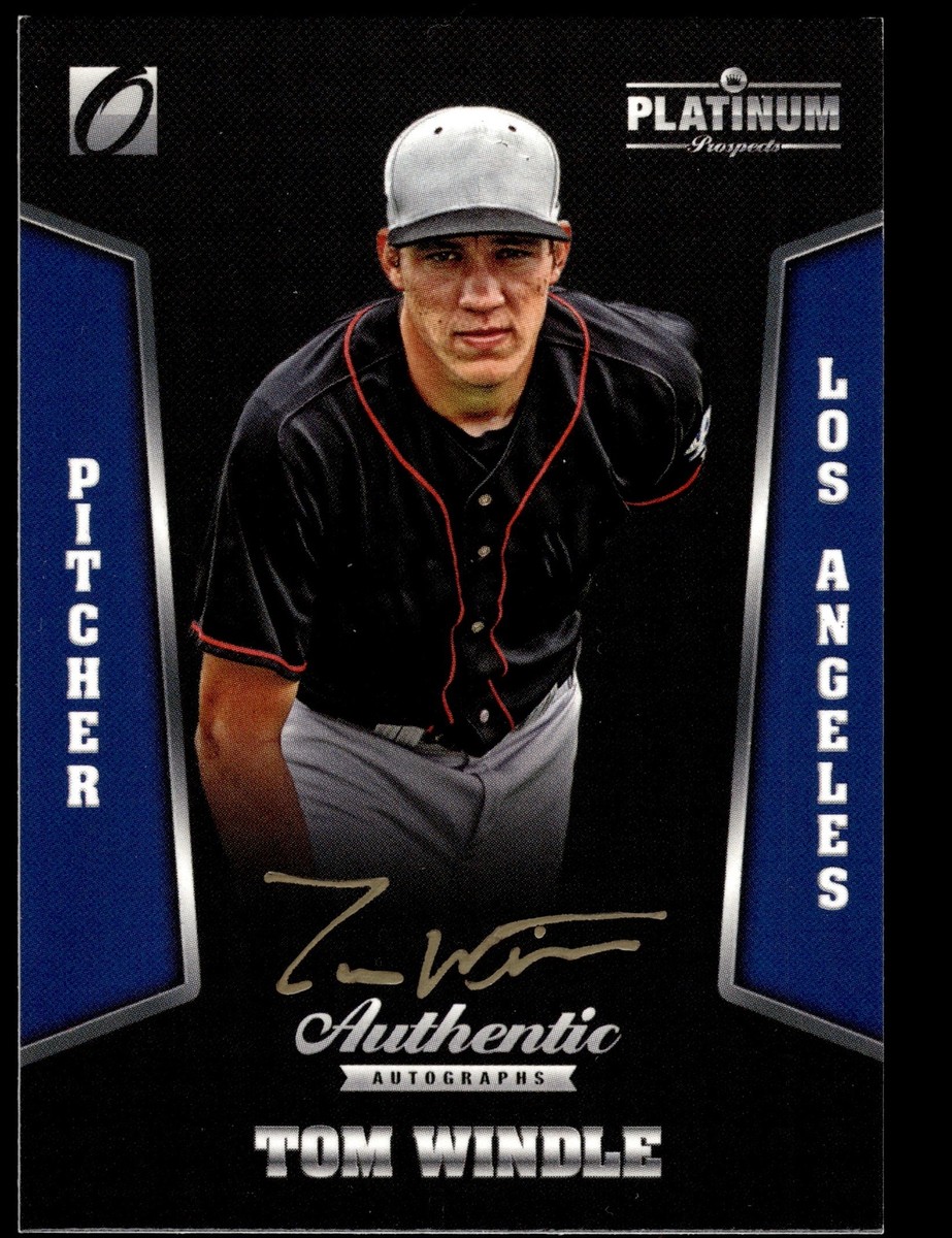 2013 Onyx Platinum Prospects #PPBTW Tom Windle Gold Ink Autograph