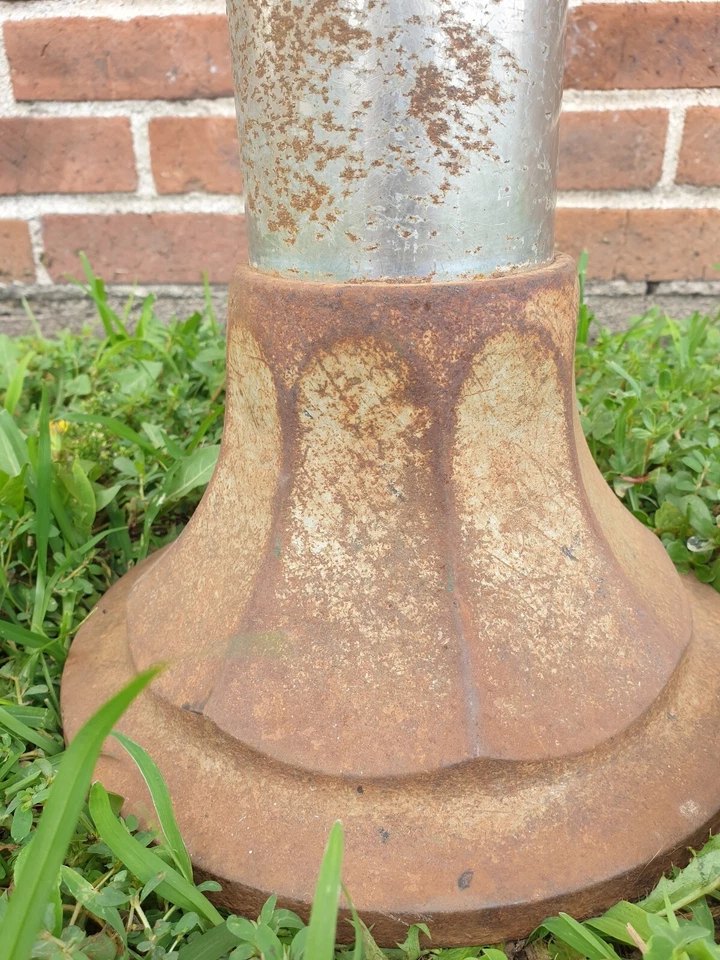 Taburete de heladería T 19" silla de bar fuente de refrescos hierro fundido decoración industrial Foto 3 de 4