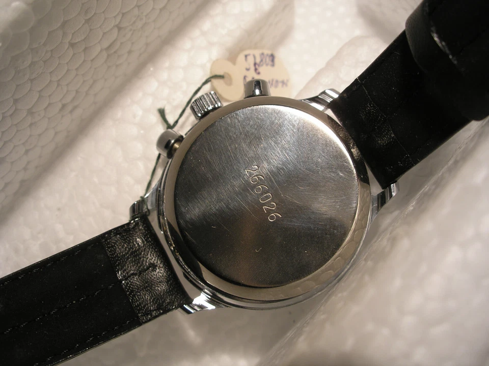 Poljot Chronograph Tachymeter Gehäuse silber Kal. 3133 - Sammleruhr neuwertig - Bild 3 von 4