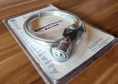 LogiLink NBS003 Notebook Security Key Lock Diebstahlschutz 1,5 m m. 2 Schlüsseln