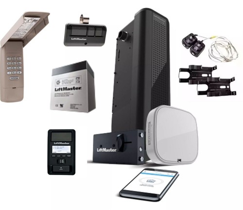 LiftMaster 98032 DC Heavy Duty Wall Mount Sectional Garage Door Opener Bundle - Picture 1 of 7