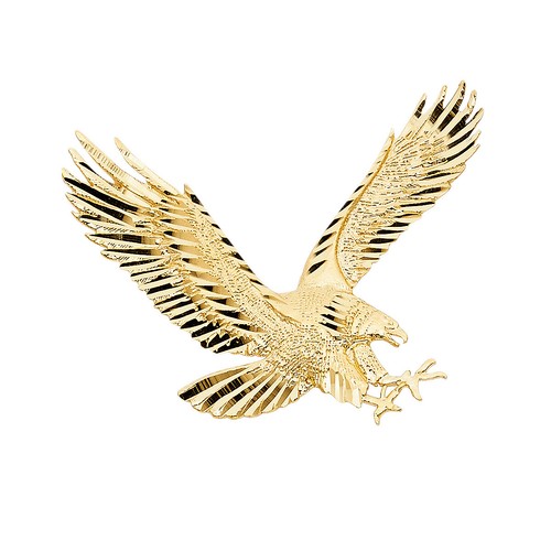 14K Yellow Gold Eagle Pendant for 