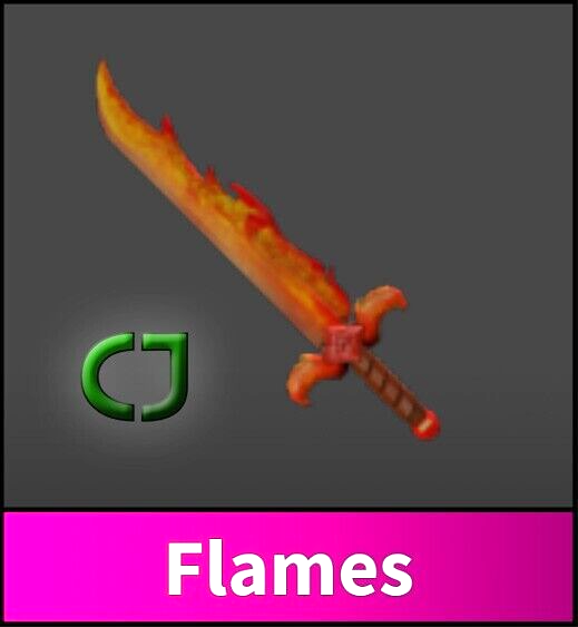 Roblox Murder Mystery 2 MM2 Flames Knife | eBay