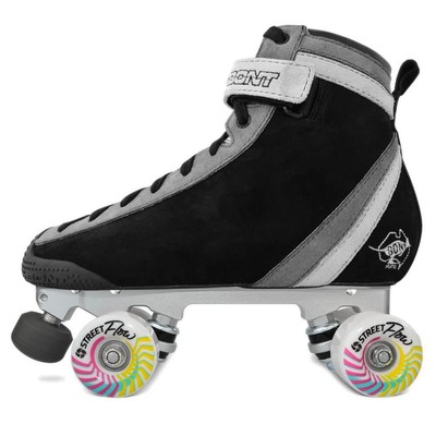 Bont Parkstar Black Suede Professional Roller Skates for Park Ramps Bowls Str...
