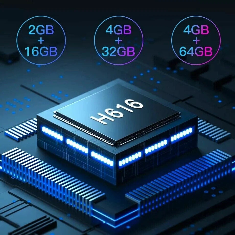 2021 H40 Android 10.0 TV Box 6K HD Media Plater Dual Band WiFi Smart Streamer US - Image 2 of 4