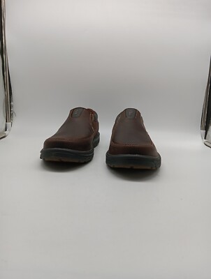Skechers Segment Loafers Mens 8 Dark Brown Leather Slip On  display picture 3