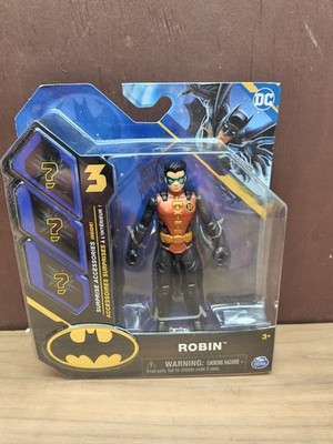 DC Comics, 4-inch Robin Action Figure W/ 3 Surprise Accessories