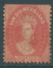 VAN DIEMENS LAND Queen Victoria used 1d stamp (g)