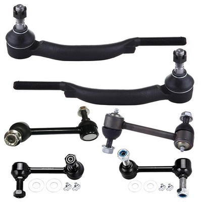 6x Front Rear Sway Bar Links Tie Rods Kit Fits 2004-07 Buick Rainer Isuzu Saab