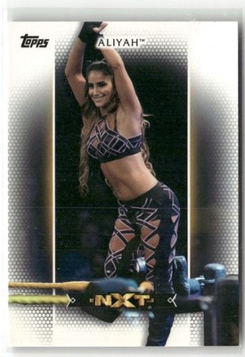 2017 Topps WWE Women's Division #R-1 Aliyah NXT Wrestling Card
