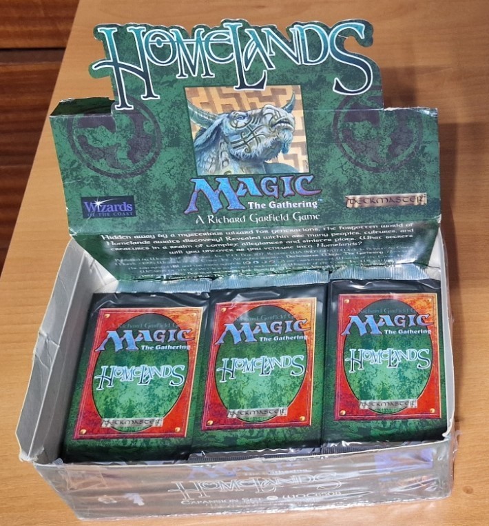 Magic the Gathering Homelands Booster English - Superb Condition & Sealed