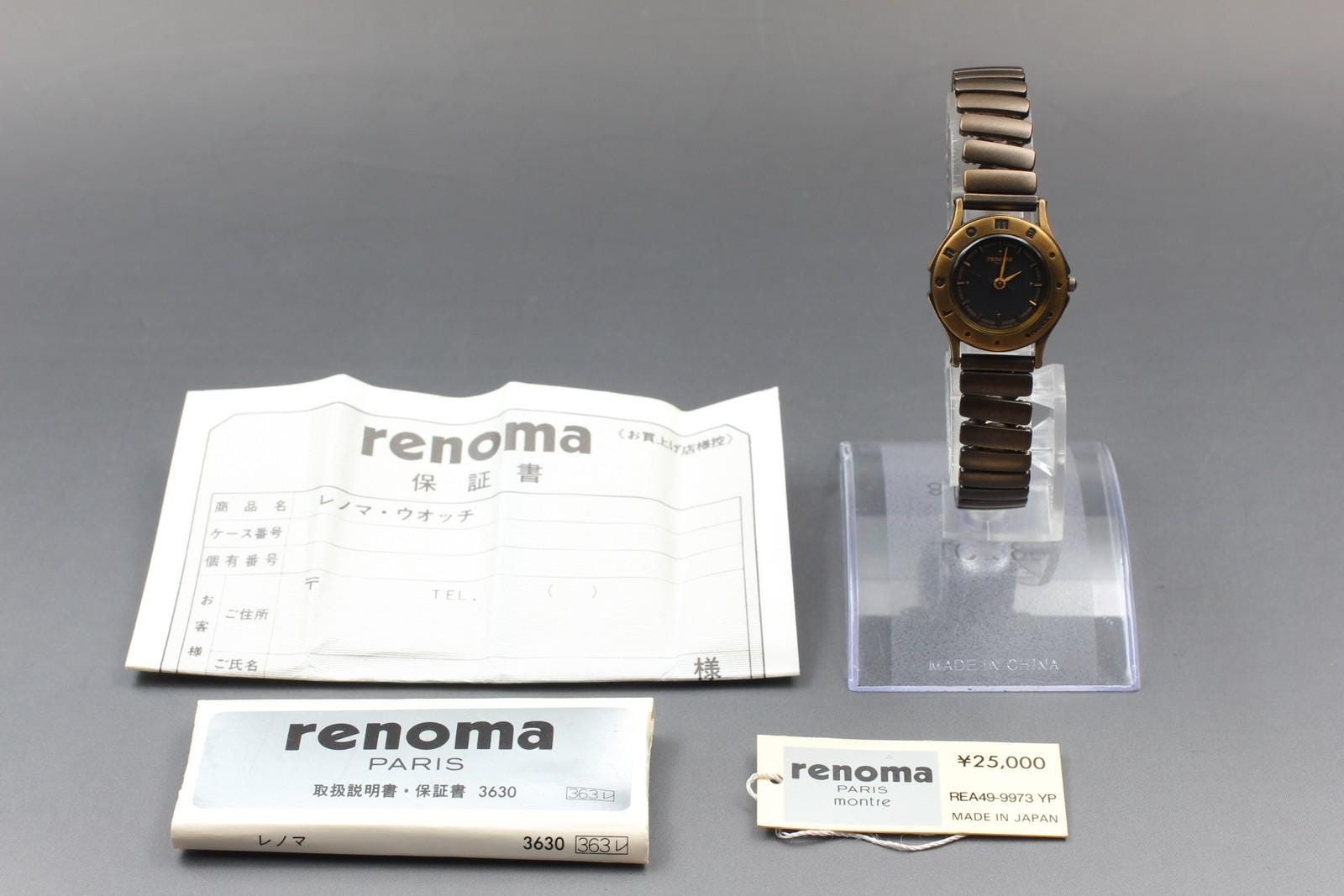 Nos w/ Tag Citizen Renoma 3630-363698 Oro 23mm Reloj de cuarzo para mujer de ...