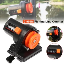 0~999M Portable Fishing Line Counter Fish Finder Length Gauge Depth Tackle Tool