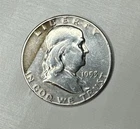 1953-D Franklin Half Dollar 50C Circulated 90% Silver (Denver mint)