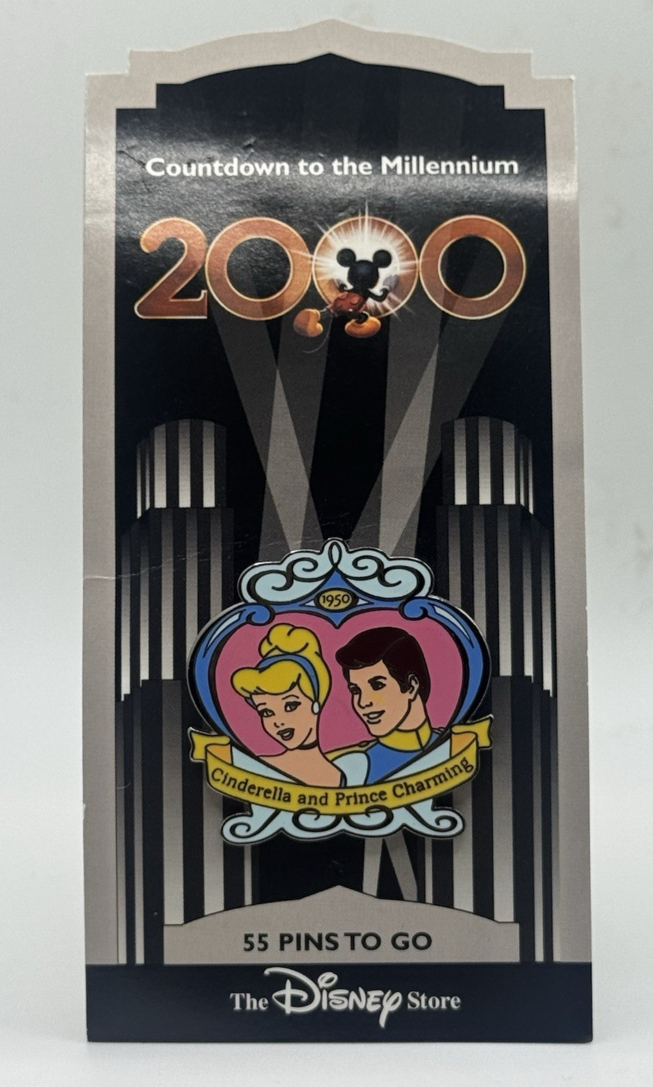 Disney Pin DS Countdown to the Millennium #56 Cinderella Prince Charming PP651