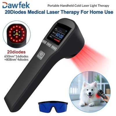 Animal Rehabilitation Laser 650/808nm Photobiomodulation Device for Pet & Horses