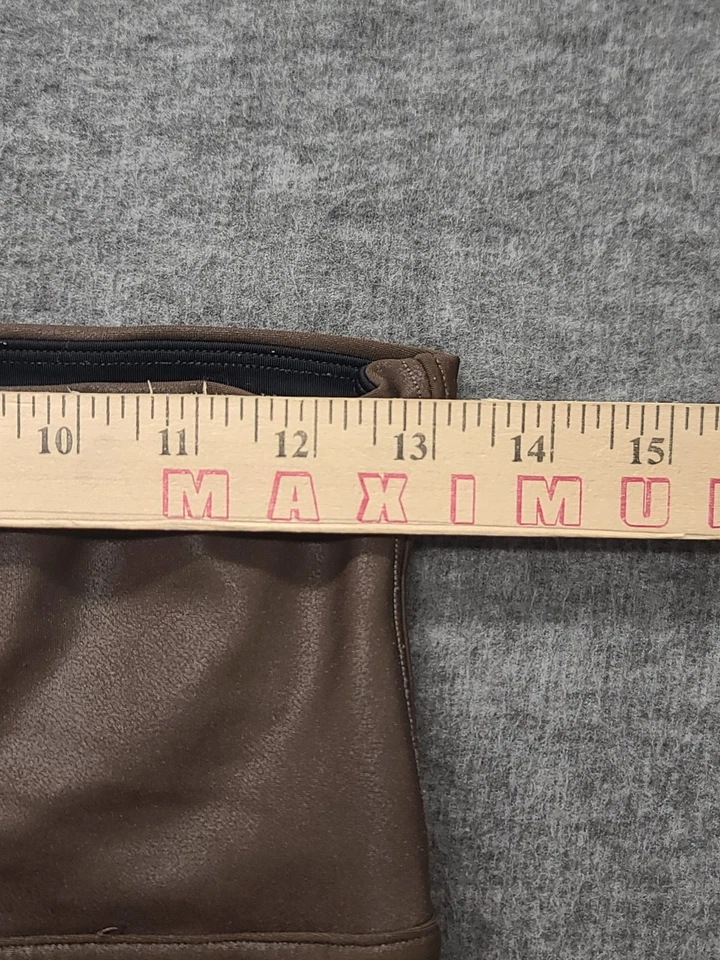 Leggings Spanx de cuero sintético para mujer L listos para sorprender tiro alto Jegging glamour tirar Foto 3 de 4