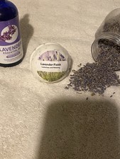 6 Lavender Bath Bombs Handmade With The Finest Ingredients.