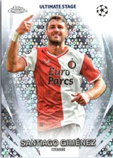 Santiago Giménez 2023-24 Topps UEFA Club Competitions #USC-31 Feyenoord