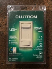 Lutron Skylark Contour CTCL-153PDH-LA Single or 3 Way Dimmer in Light Almond