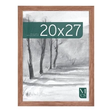MCS Museum 20x27 Medium Oak Woodgrain Poster Frame - Vertical & Horizontal Wall 
