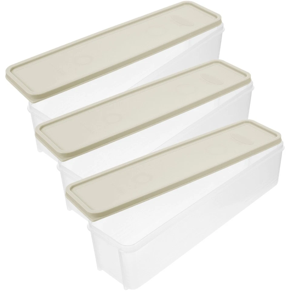 3pcs Pasta -Lagerbehälter mit Deckel klarer trockener Knotenhalter luftdichter - Bild 4 von 4