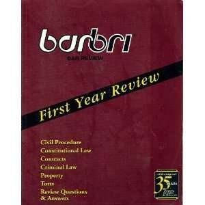 Barbri Bar Review First Year Review