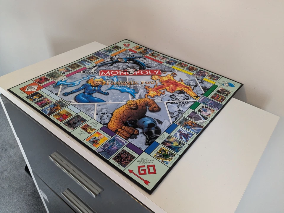 Monopoly FANTASTIC FOUR Collector's Edition Board Game - US Variant - Complete - Image 2 of 4
