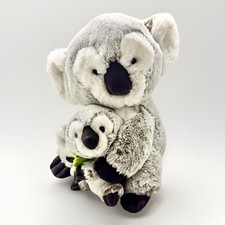 GUND Koala with Baby Plush 10” Grey Joey Stuffed Animal Spin Master 2023