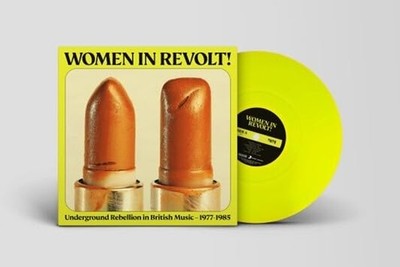 SONY UK - VARIOUS ARTISTS - WOMEN IN REVOLT! Yellow LP Vinyl  RELEASE D - F15z
