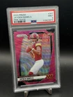 2024 Jayden Daniels Rookie Card Panini Prizm Pink Wave #347 Commanders PSA 9