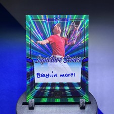 2024 Donruss Signature Series Braylin Morel Green Laser 12/15 Rc Rookie Auto