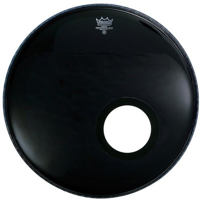 Remo Powerstroke 3 Ebony 22'', BassDrum Reso